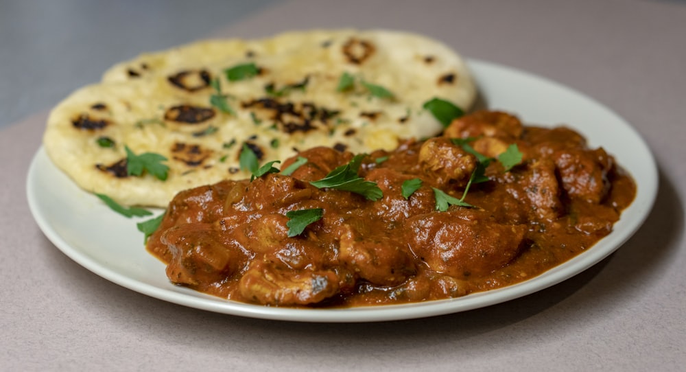 Authentic Indian curry with rice